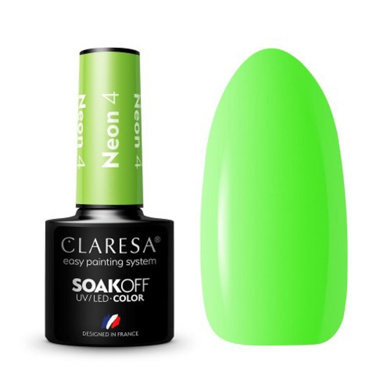 CLARESA Hybrid nail polish NEON 4 -5g CLARESA Hybrid nail polish NEON 4 -5g