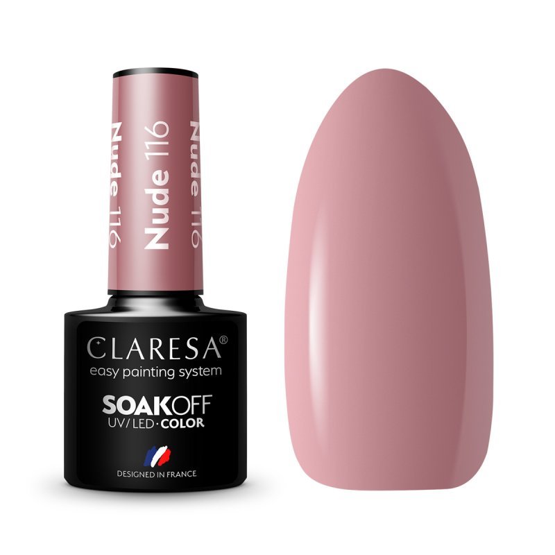CLARESA Hybrid nail polish NUDE 116 -5g CLARESA Hybrid nail polish NUDE 116 -5g