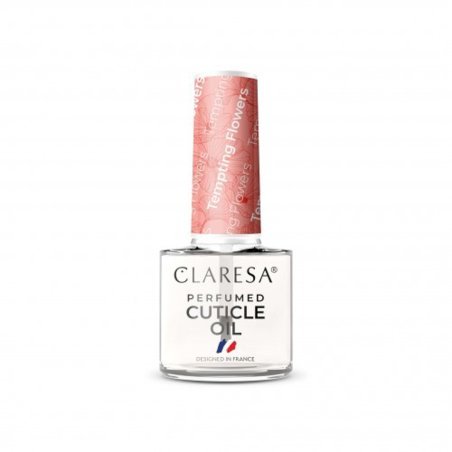 Nagelriemolie Tempting Flower van Claresa voor manicure en pedicure, verzorging van nagelriemen en aangename handverzorging