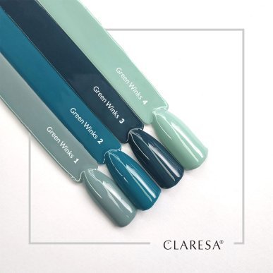 Gellak Green Winks 2 van Claresa, 5 g voor manicure en pedicure met UV/LED-uitharding en verzorgde nagelstyling