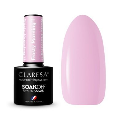 Gellak Frosty Morning 11 Claresa 5 g voor manicure en pedicure met UV/LED-uitharding voor professioneel salonwerk