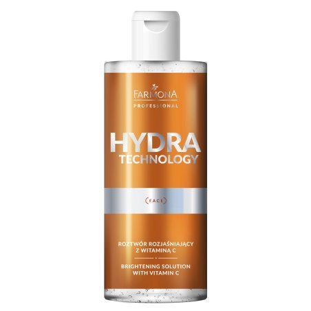 Verhelderende behandeloplossing Farmona Hydra Technology met vitamine C en niacinamide 500 ml voor huidverzorging in de salon