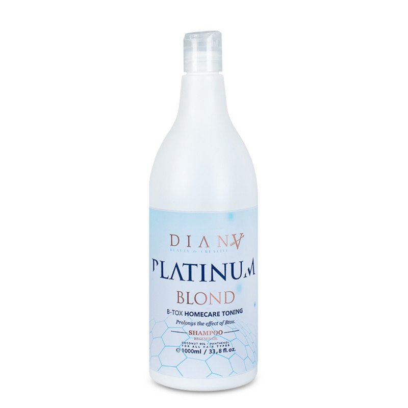 Platinum shampoo voor blond haar na haarbotox 1000 ml