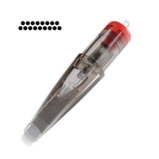 Tattoo cartridges 0,35 17 Soft Edge Magnum LT El Cartel, 10 stuks voor professioneel tattoo- en PMU-werk in de studio