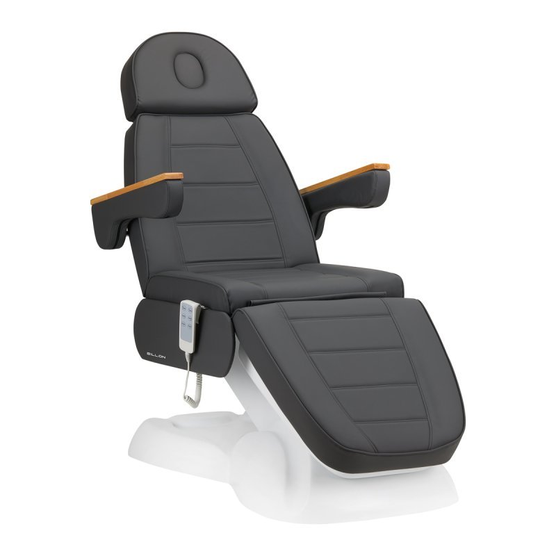 Elektrische behandelstoel Sillon Lux 273B grijs met 3 actuatoren voor cosmetische en specialistische salonbehandelingen Elektrische behandelstoel Sillon Lux 273B grijs met 3 actuatoren voor cosmetische en specialistische salonbehandelingen