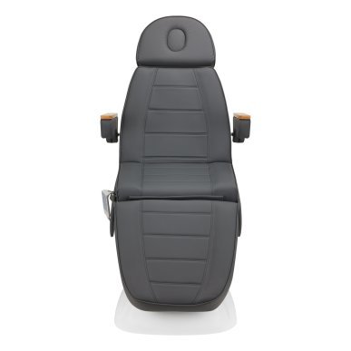 Elektrische behandelstoel Sillon Lux 273B grijs met 3 actuatoren voor cosmetische en specialistische salonbehandelingen