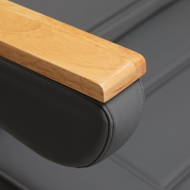 Elektrische behandelstoel Sillon Lux 273B grijs met 3 actuatoren voor cosmetische en specialistische salonbehandelingen