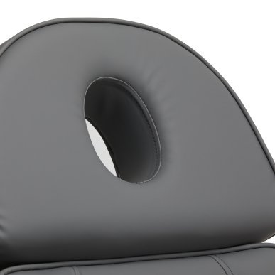 Elektrische behandelstoel Sillon Lux 273B grijs met 3 actuatoren voor cosmetische en specialistische salonbehandelingen