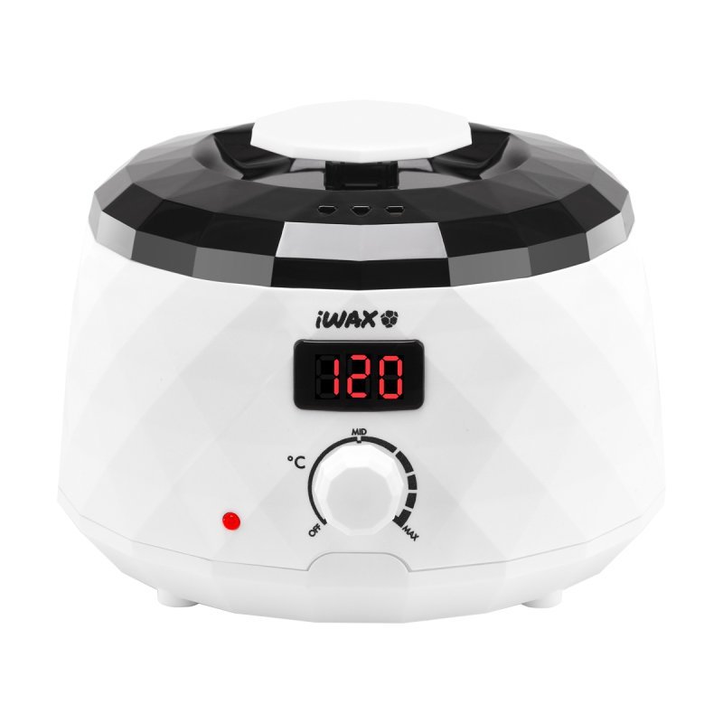 Waxverwarmer met display iWax Diamond Tech wit AX900 voor wax, parels, blokken en paraffine bij professioneel salongebruik Waxverwarmer met display iWax Diamond Tech wit AX900 voor wax, parels, blokken en paraffine bij professioneel salongebruik