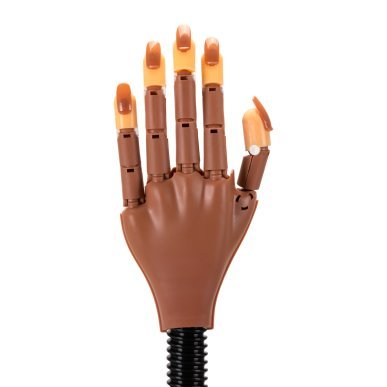 Oefenhand voor manicure met 95 tips voor training in nagelstyling, gel, gellak en nail art voor cursisten en stylisten