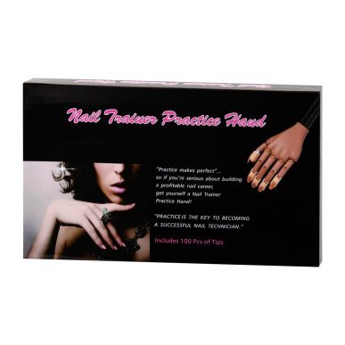 Oefenhand voor manicure met 95 tips voor training in nagelstyling, gel, gellak en nail art voor cursisten en stylisten