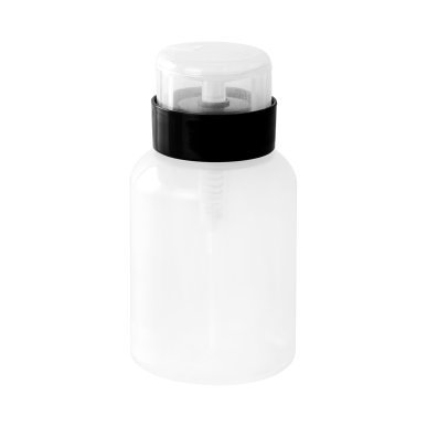 Praktische pompfles model 40 van 220 ml voor manicure, pedicure en cosmetische behandelingen in de professionele salon