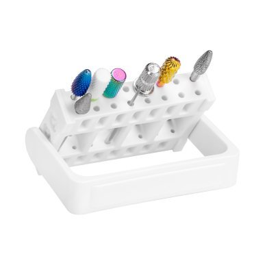 Freesbit houder Exo voor manicure en pedicure, overzichtelijke organisatie van freesbits voor professioneel salonwerk