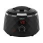 Waxverwarmer met display IWAX Diamond Tech zwart, 100 W, voor wax en paraffine in de salon voor ontharing