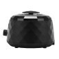 Waxverwarmer met display IWAX Diamond Tech zwart, 100 W, voor wax en paraffine in de salon voor ontharing