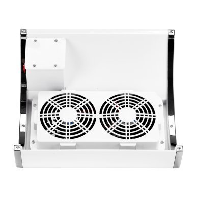 Nagelstofafzuiger KT MOMO 80 W voor manicure en pedicure, met twee ventilatoren en filterzakken voor schoon salonwerk