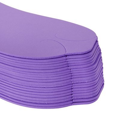 Schuim-teenspreiders voor pedicure, kleurenmix, 20 stuks / 10 paar voor comfortabel en nauwkeurig nagellakken