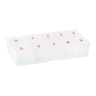 Opbergcontainer organizer 45 voor nagelstyling, manicure en pedicure met ruimte voor accessoires en decoraties in de salon