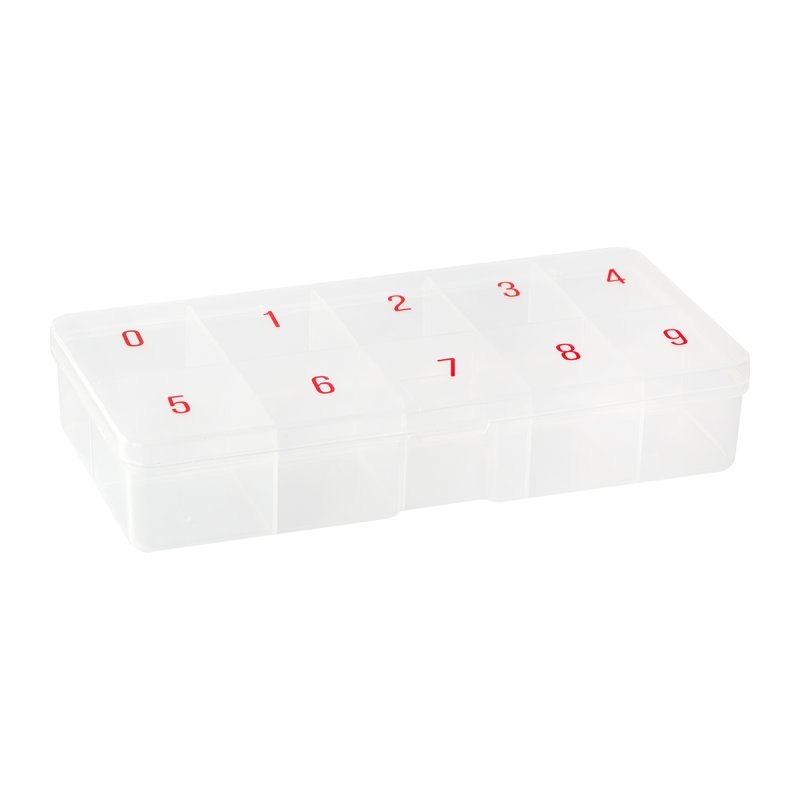 Opbergcontainer organizer 45 voor nagelstyling, manicure en pedicure met ruimte voor accessoires en decoraties in de salon