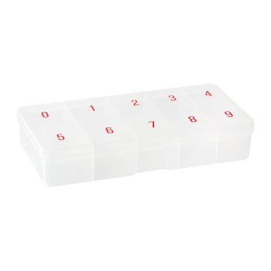 Opbergcontainer organizer 45 voor nagelstyling, manicure en pedicure met ruimte voor accessoires en decoraties in de salon