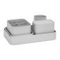 Set opbergcontainers voor salon en nagelstudio voor accessoires, overzichtelijke organisatie thuis en dagelijks gebruik