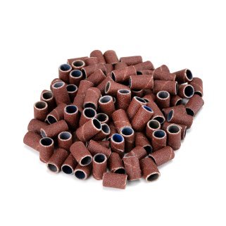 Schuurkapjes voor nagelfrees EXO korrel 180, 100 stuks voor professioneel manicure, pedicure en nagelverzorging