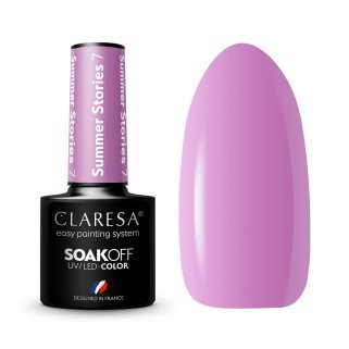 Gellak Summer Stories 7 van Claresa 5 g voor nagelstyling, manicure, pedicure en nail art met UV/LED-uitharding