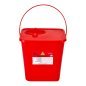Medische afvalcontainer 5 liter rood voor professionele hygiëne in praktijk en salon voor veilig scheiden van behandelafval Medische afvalcontainer 5 liter rood voor professionele hygiëne in praktijk en salon voor veilig scheiden van behandelafval