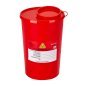 Container voor medisch afval 2 liter rood voor professionele hygiëne en georganiseerde afvalscheiding in praktijk en salon Container voor medisch afval 2 liter rood voor professionele hygiëne en georganiseerde afvalscheiding in praktijk en salon