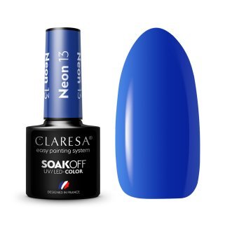 Gellak Neon 13 Claresa 5 g voor manicure en pedicure, volledige dekking, accenten en professionele nail art in de salon