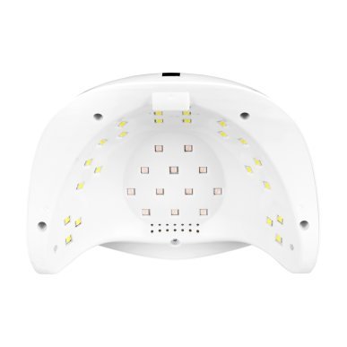 UV LED-nagellamp Glow S1 168W zilver voor manicure en pedicure, gellak en gel met gelijkmatige uitharding
