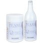 Haarverzorgingsset Pearl 1000ml shampoo + 1000g masker na haarbotox met vezelvulling, glans, zachtheid en effectbehoud