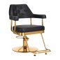 Gabbiano hairdressing chair Granda gold black Gabbiano hairdressing chair Granda gold black