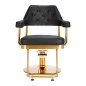 Gabbiano hairdressing chair Granda gold black Gabbiano hairdressing chair Granda gold black