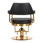 Gabbiano hairdressing chair Granda gold black Gabbiano hairdressing chair Granda gold black