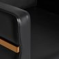 Friseurstuhl Toledo schwarz-gold Gabbiano