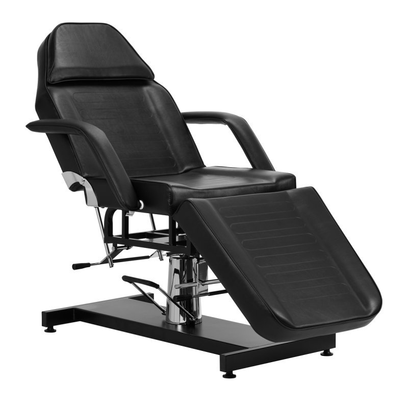 Professionele cosmetische stoel Basic 210 zwart voor salonmeubilair en comfortabel gebruik tijdens behandelingen