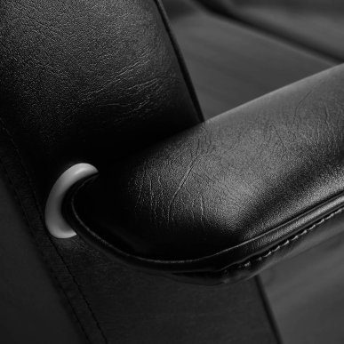 Professionele cosmetische stoel Basic 210 zwart voor salonmeubilair en comfortabel gebruik tijdens behandelingen