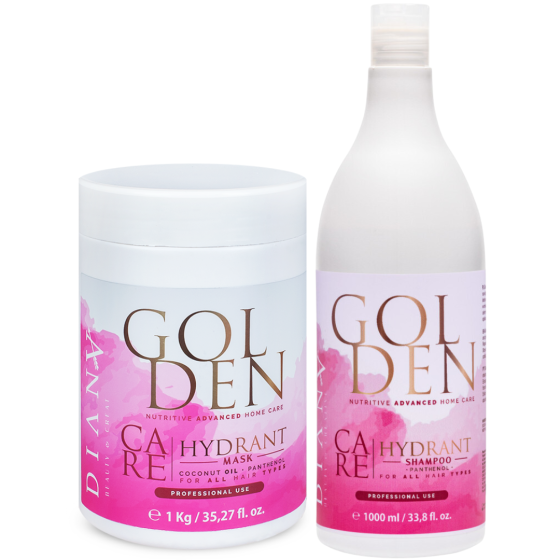 GOLDEN Care  SET shampoo + haarmasker 1000ml + 1000g