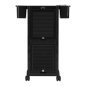 Professionele kappers trolley Gabbiano 68C zwart voor kapperswerk, barberdiensten en een overzichtelijke salonwerkplek