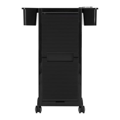 Professionele kappers trolley Gabbiano 68C zwart voor kapperswerk, barberdiensten en een overzichtelijke salonwerkplek