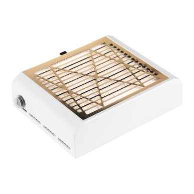Nagelstofafzuiger Momo J-23 goud met cassette voor manicure, pedicure, gelwerk en frezen in professionele salons