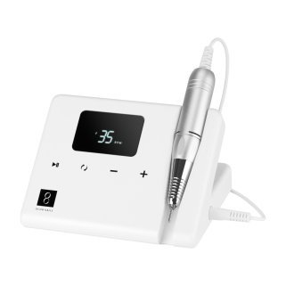 Professionele nagelfreesmachine Ocho Technic 65W wit met Twist-Lock kop voor manicure, pedicure en nagelstyling