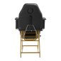 Cosmetic chair 557G with cuvettes black Cosmetic chair 557G with cuvettes black