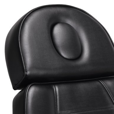 Elektrische cosmetische stoel Sillon Lux 273B zwart met 3 motoren voor gezichts- en lichaamsbehandelingen