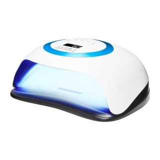 UV LED lamp Glow V1 168W blauw-wit met LCD-scherm, bewegingssensor en 42 LED's voor manicure en pedicure
