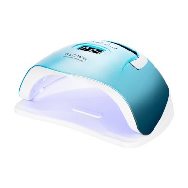 UV LED lamp Glow F2 BP 220W turkoois met LCD-scherm en bewegingssensor voor gellak, gel, manicure, pedicure en salonwerk