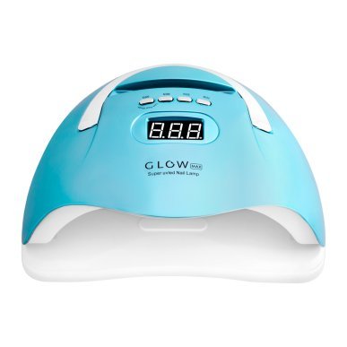 UV LED lamp Glow F2 BP 220W turkoois met LCD-scherm en bewegingssensor voor gellak, gel, manicure, pedicure en salonwerk