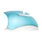 UV LED lamp Glow F2 BP 220W turkoois met LCD-scherm en bewegingssensor voor gellak, gel, manicure, pedicure en salonwerk