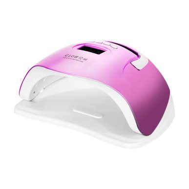 UV LED lamp Glow F2 RP 220W roze met LCD-scherm en bewegingssensor voor gellak, gel, manicure, pedicure en salonwerk